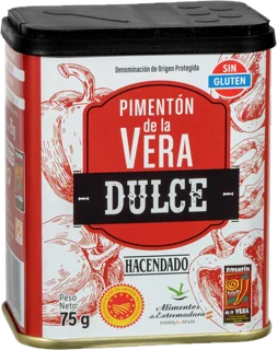 Pimentón dulce de la Vera Hacendado