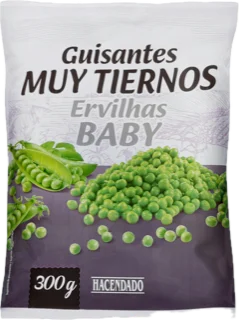 Guisante muy tierno Hacendado ultracongelado