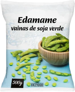 Edamame soja verde Hacendado ultracongelada
